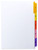 A4 1-5 Multi-Color Tabs