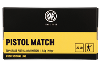 RWS Pistol Match- 500 Rounds. RWS Pistol Match- 500 Rounds.