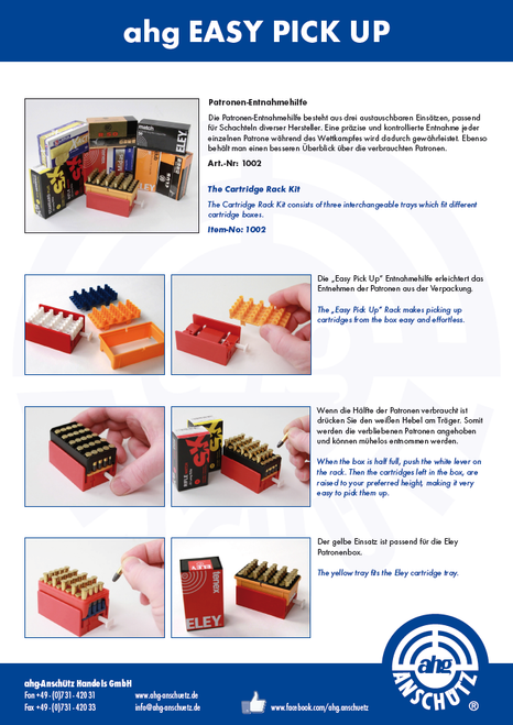 Ahg Easy Pick Up Cartridge Rack