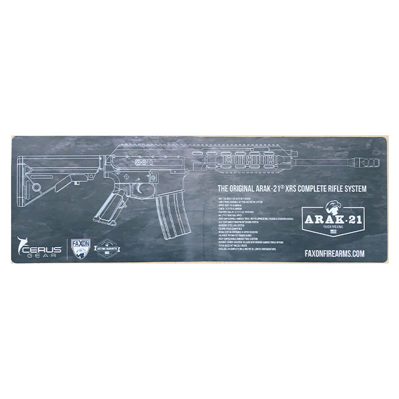 Faxon ARAK 21 Cleaning Mat 12x36 Faxon Firearms