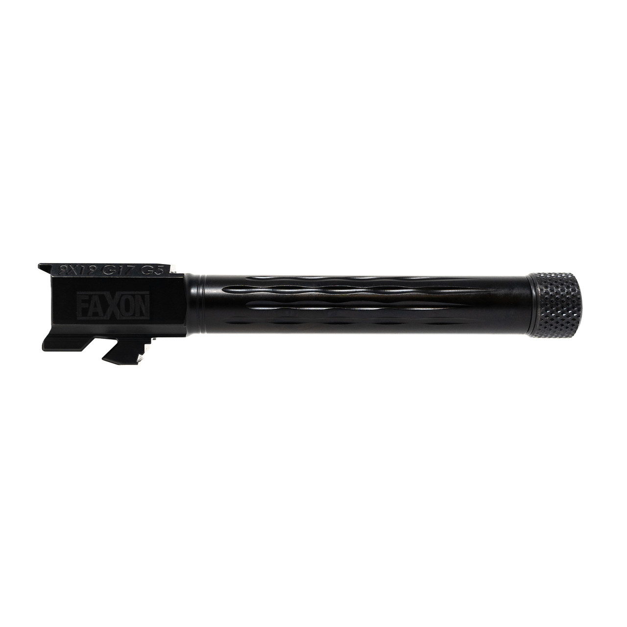 コレクション GLOCK22GASBLOWBACK Faxon Flame Fluted Barrel, Threaded, TiN PVD For G17