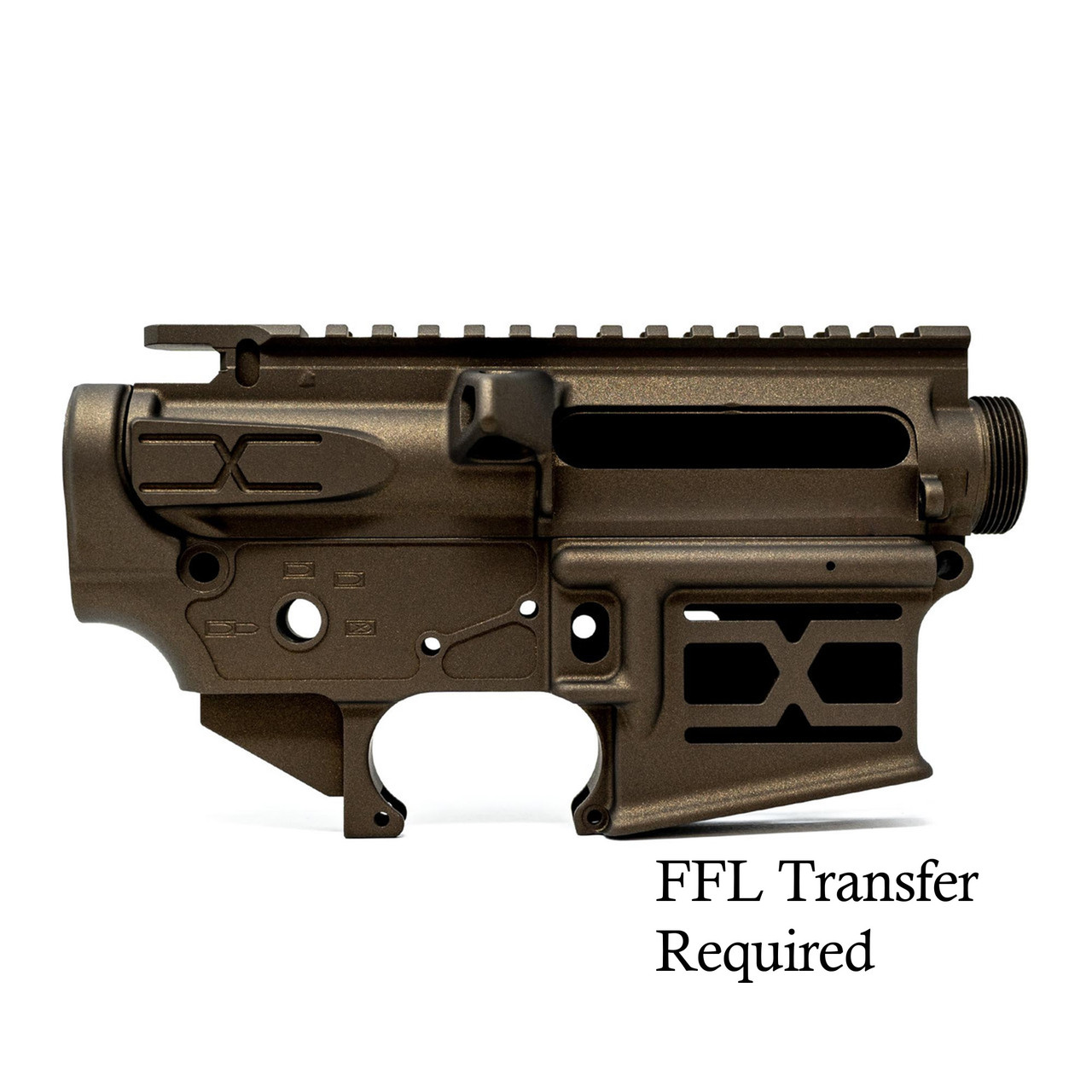 Faxon X-TRA Lite AR15 Receiver Set – Midnight Bronze Cerakote®