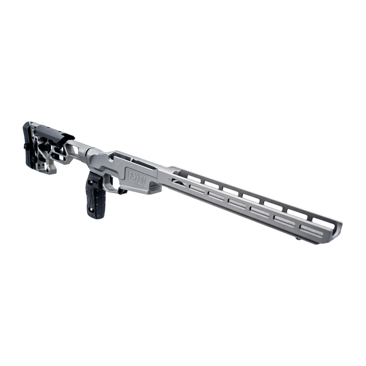 Faxon MDT Chassis Skeleton Rifle Stock Vertical Grip Tactical Grey