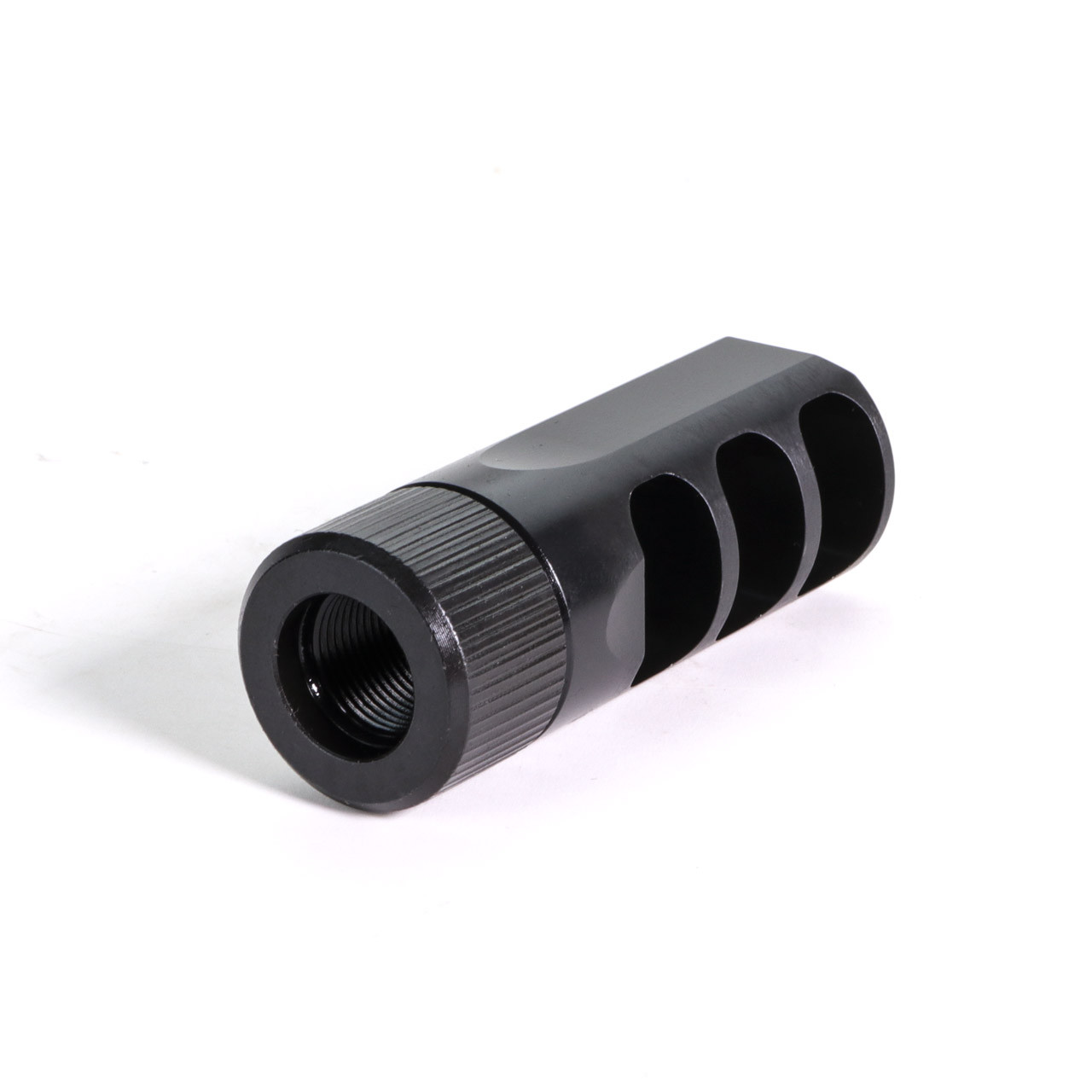 練マザファッカー  PAIN Faxon MuzzLok® Gunner 3-Port 5.56 Muzzle Brake – Nitride | 1/2x28