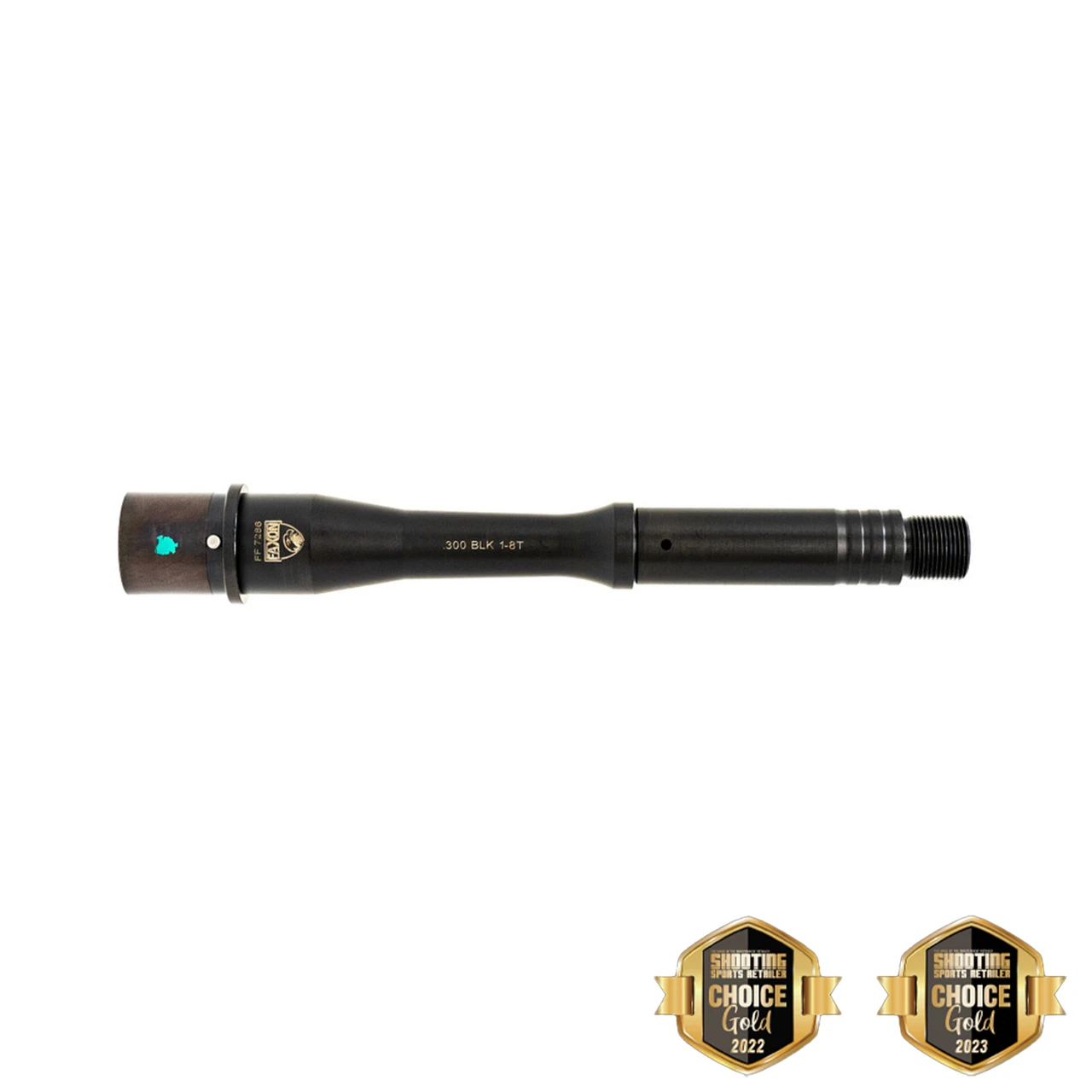Faxon Duty Series 7.5 inch Gunner profile 300 Blackout AR-15 pistol barrel, pistol-length gas, 5/8x24