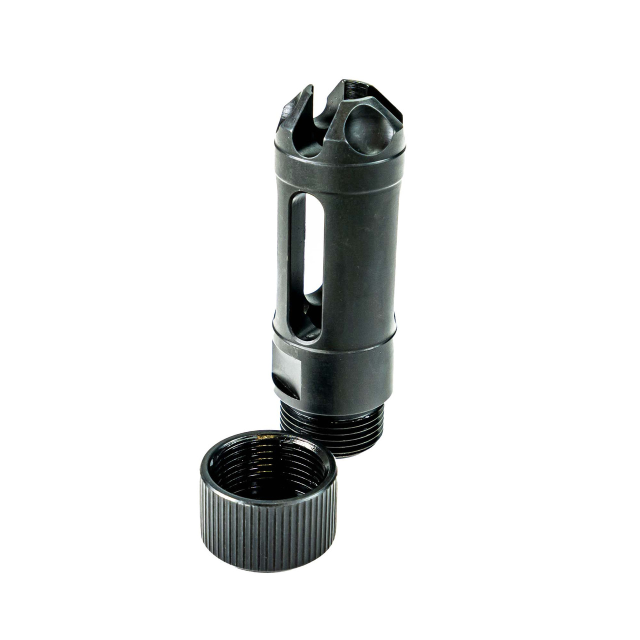 Faxon MuzzLok® Ported 9mm Steel Flash Hider – Nitride