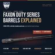 Faxon Duty Series Barrels Explained: 4150 CMV, Nitride Inside and Out, and Which One to Buy