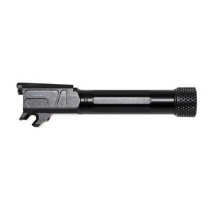 Faxon Match Series Straight Fluted Barrel for P365, 1/10 Twist, 416-R Material, Black Nitride Finished, Target Crowned, Threaded Faxon Match Series Straight Fluted Barrel for P365, 1/10 Twist, 416-R Material, Black Nitride Finished, Target Crowned, Threaded