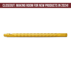 Faxon Rimfire 16” Patented Flame Fluted Bull Barrel for 10/22® - 416-R, Mag Particle Inspected, TiN PVD, Threaded Faxon Rimfire 16” Patented Flame Fluted Bull Barrel for 10/22® - 416-R, Mag Particle Inspected, TiN PVD, Threaded