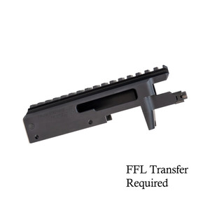 Faxon FF-22 billet aluminum 10/22 receiver - right side profile showing serialized engraving and ejection port