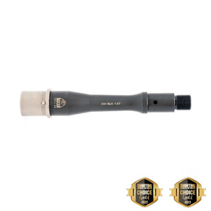 Faxon 6-inch Gunner 300 BLK AR-15 Barrel, Pistol-Length 416-R Stainless QPQ Nitride, 5R, Nickel Teflon Extension - 2022-2023 Shooting Choice Gold Winner. Faxon 6-inch Gunner 300 BLK AR-15 Barrel, Pistol-Length 416-R Stainless QPQ Nitride, 5R, Nickel Teflon Extension - 2022-2023 Shooting Choice Gold Winner.