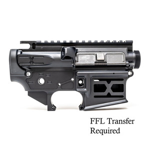 Faxon X-TRA Lite AR15 upper receiver with skeletonized Picatinny rail and deleted forward assist