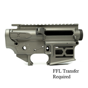 Faxon AR-15 X-Tra Lite Receiver Set - Upper and Lower, stripped, Titanium Cerakote Faxon AR-15 X-Tra Lite Receiver Set - Upper and Lower, stripped, Titanium Cerakote