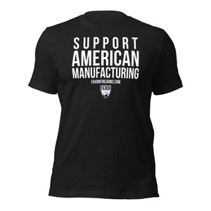 Faxon Support American Manufacturing Unisex Staple T-Shirt | Bella + Canvas 3001 Faxon Support American Manufacturing Unisex Staple T-Shirt | Bella + Canvas 3001