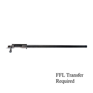 Faxon FX7 barreled action, 24-inch 6.5 Creedmoor M24 barrel, matte finish on white background. Faxon FX7 barreled action, 24-inch 6.5 Creedmoor M24 barrel, matte finish on white background.