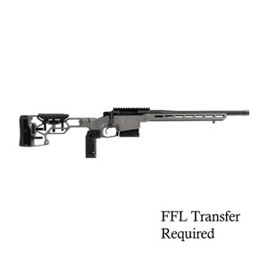 Faxon FX7 Pershing, 16" 8.6 BLK bolt action rifle with medium sporter profile against a white backdrop. Faxon FX7 Pershing, 16" 8.6 BLK bolt action rifle with medium sporter profile against a white backdrop.