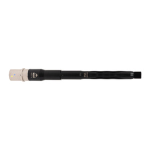 Faxon Match Series 12", Flame Fluted, 8.6 BLK, Pistol Length, 416-R Stainless QPQ Nitride, 5R, Nickel Teflon Extension AR-10 Barrel Faxon Match Series 12", Flame Fluted, 8.6 BLK, Pistol Length, 416-R Stainless QPQ Nitride, 5R, Nickel Teflon Extension AR-10 Barrel