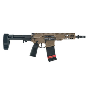 FAXON PREMIERE 7.5" 1:5 TWIST 300 BLK AR15 PDW PISTOL - FDE CERAKOTE®