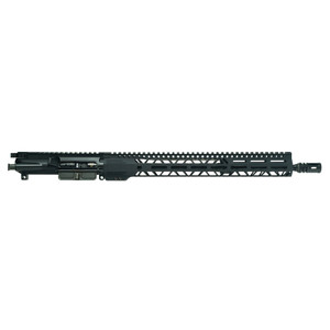 Faxon Duty Series 16-inch Gunner 5.56 complete upper with 15-inch M-LOK handguard, A2 flash hider, and included BCG – left profile.