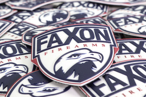 Faxon Patch - Shield - Red, White, & Blue - Velcro Backed Faxon Patch - Shield - Red, White, & Blue - Velcro Backed
