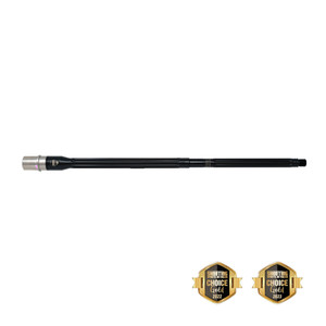 Faxon Match Series Heavy Fluted 22 inch 6.5 Creedmoor AR10 barrel, 1:8 twist, salt bath nitride, rifle gas — primary product photo.