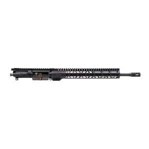 Faxon Bantam 16" Complete 9mm Upper Receiver, compact with handguard, for AR builds, displayed on a white backdrop. Faxon Bantam 16" Complete 9mm Upper Receiver, compact with handguard, for AR builds, displayed on a white backdrop.