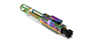 Faxon 5.56 Gunner Lightweight 9310 Bolt Carrier Complete - Nitride- Chameleon PVD Faxon 5.56 Gunner Lightweight 9310 Bolt Carrier Complete - Nitride- Chameleon PVD