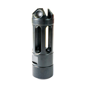 Faxon 9mm/350 Legend MuzzLok® Ported Flash Hider, Steel, QPQ Nitride Faxon 9mm/350 Legend MuzzLok® Ported Flash Hider, Steel, QPQ Nitride
