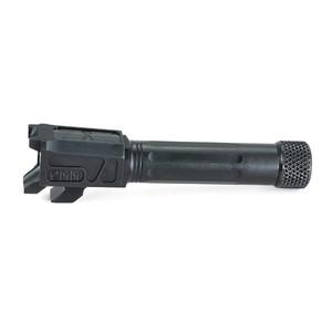 Faxon Match Series Straight Fluted Barrel for M&P® Shield/Shield Plus 3.1", 416-R, Nitride, Threaded Faxon Match Series Straight Fluted Barrel for M&P® Shield/Shield Plus 3.1", 416-R, Nitride, Threaded
