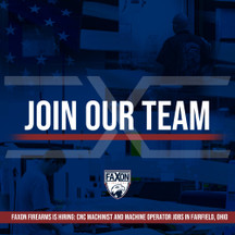 Faxon Firearms Is Hiring: CNC Machinist and Machine Operator Jobs in Fairfield, Ohio