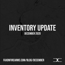 Inventory Update: December 2020 Inventory Update: December 2020