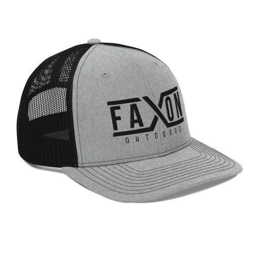 Faxon Outdoors Broken X Black Label | Snapback Trucker Cap | Richardson 112
