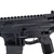 Faxon ION-X Hyperlite ultralight AR-15 — angled closeup overhead view showing skeletonized picatinny rail and controls