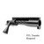 Close-up of Faxon FX7 Bolt Action Receiver with a polished DLC finish and intricate fluting, high-precision rifle component. Close-up of Faxon FX7 Bolt Action Receiver with a polished DLC finish and intricate fluting, high-precision rifle component.