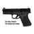 Faxon FX-19 Duty Gen 2 compact pistol, with fiber optic sight and textured grip, pre-production model, against a white background.
