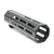 FAXON STREAMLINE CARBON FIBER M-LOK 7" AR15 HANDGUARD Quarter Angle