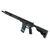 Faxon 16 inch mid-length gas AR15 rifle angled left profile