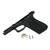 Faxon FX19X Compact Pistol Frame FX19PX-FRAME-02 with included locking block and frame pins, left-side angle