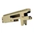 Faxon FF-22 10/22 receiver Champagne Cerakote - angled view showing ejection port and barrel inlet