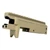Faxon FF-22 10/22 receiver Champagne Cerakote - view showing engraving and barrel inlet area