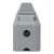 Faxon FF-22 10/22 receiver Battleship Grey Cerakote — Faxon X engraving view with cleaning hole