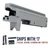 Faxon FF-22 10/22 receiver Battleship Grey Cerakote — image shows that product ships with v-block, screws, and rubber bolt buffer