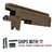 Faxon FF-22 10/22 receiver FDE Cerakote — view showing included v-block, screws, and rubber bolt buffer