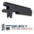 Faxon FF-22 10/22 receiver Combat Grey Cerakote - showing the included v-block, screws, and rubber bolt buffer