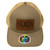 Faxon Olive/Khaki Snapback Hat - Leather Patch