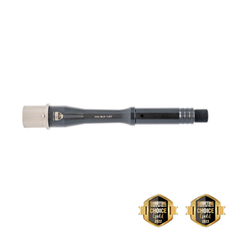 1:5 twist marking on Faxon Match Series 300 BLK barrel