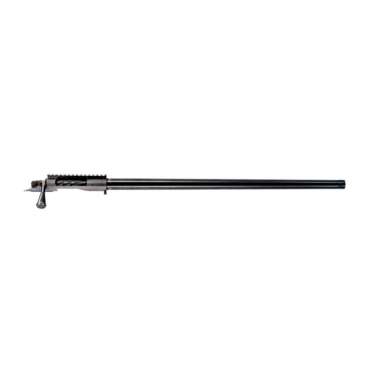 Faxon FX7 barreled action, 24-inch 6.5 Creedmoor M24 barrel, matte finish on white background.