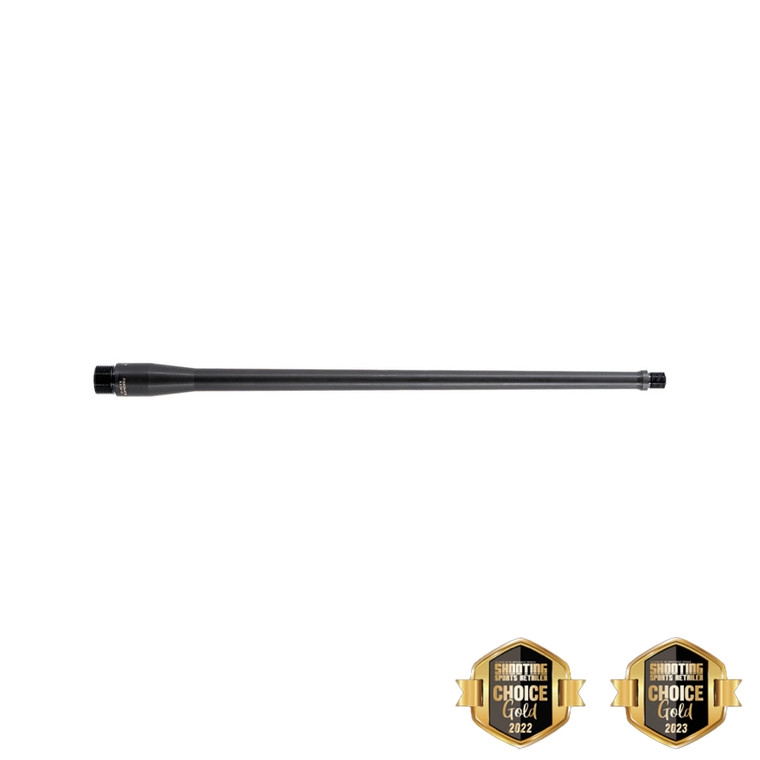 Experience enhanced shooting precision with the Faxon Firearms 20" Gunner Profile, 6.5 Creedmoor, 416R, Nitride, FX7 Prefit Bolt Action Barrel, designed for serious marksmen. Constructed from high-quality 416-R stainless steel, this barrel offers superior durability and resistance to corrosion. It features 5R button rifling, renowned for its ability to improve bullet stability and accuracy by creating a smoother engagement with the barrel. The barrel is honed and lapped to ensure a perfectly smooth bore, facilitating consistent bullet velocity and enhanced precision. Chambered in the versatile 6.5 Creedmoor with a 1:8 twist rate, it is optimized for a broad range of bullet weights, making it ideal for both competitive shooting and hunting. The 20-inch length and Gunner profile strike a balance between maneuverability and ballistic performance, while the salt bath nitride finish provides additional durability and wear resistance. Equipped with a 5/8x24 muzzle thread for easy attachment of suppressors and other muzzle devices, this barrel also undergoes magnetic particle inspection to ensure flawless quality. A recessed target crown protects the rifling and optimizes accuracy. Designed for compatibility with Faxon FX7 action and similar systems, this barrel is a top choice for upgrading bolt action rifles with a focus on precision and performance.