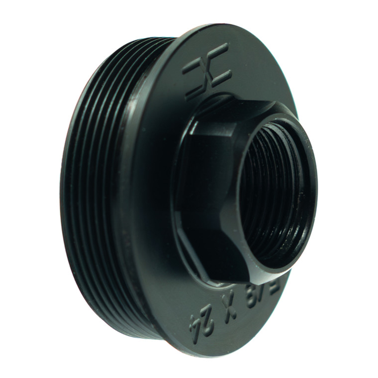 FAXON 5/8x24 STAINLESS STEEL DIRECT THREAD TO HUB ADAPTER