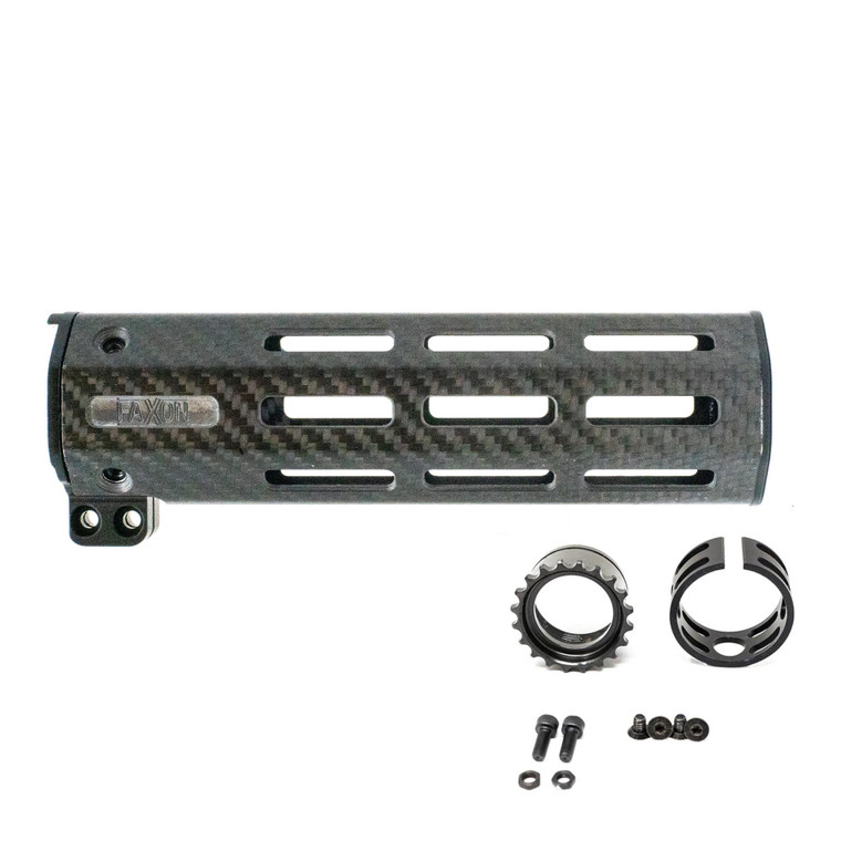 FAXON STREAMLINE CARBON FIBER M-LOK 7" AR15 HANDGUARD With Mounting Hardware